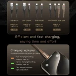 TOTU CB-17-T 25W USB to Type-C Smart Power-off Data Cable, CB-17-T - Image 3