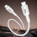 TOTU CB-20-CC 60W USB-C / Type-C to Type-C Crystals Braided Data Cable, CB-20-CC - Image 3