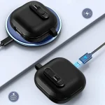 Starry Texture Lock Buckle Shockproof Earphones Case, For AirPods 4, For AirPods Pro 2, For AirPods 3, For AirPods Pro, For AirPods 1 & 2 - Image 3