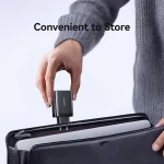 USAMS CC296 30W Fast Charger With Retractable USB-C / Type-C Cable, EU Plug - Image 8