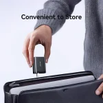 USAMS CC300 65W Fast Charger With Retractable USB-C / Type-C Cable, US Plug - Image 8