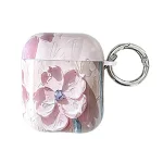 Oil Painting TPU Water Sticker Earphone Case, For AirPods 1 / 2