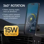 CCT29W 15W Suction Cup MagSafe Wireless Phone Charging Holder, CCT29W - Image 7