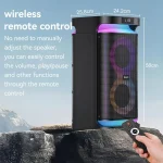 Yesido YSW29 Outdoor Ambient Light Digital Bluetooth Speaker with Microphone, YSW29 - Image 3