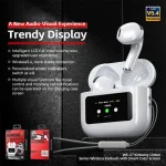 WK WS-27 Liton Series Wireless Earbuds with Smart Color Screen, WS-27 - Image 4