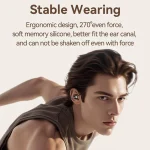 USAMS Echo R02 Clip-On Wireless Bluetooth Earphones - Image 5