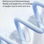 WK WDC-70 65W Type-C to Type-C Phone Lanyard Data Cable, Length: 1.6m - Image 5