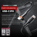 WK WDC-92 PD27W Type-C to 8 Pin Silicone Data Cable, Length: 1.2m, WDC-92 - Image 3