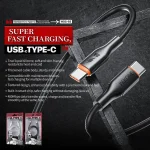 WK WDC-93 65W Type-C to Type-C Silicone Data Cable, Length: 1.2m, WDC-93 - Image 3