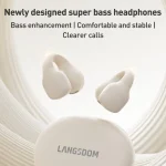 Langsdom TS03 Pro Clip-On Wireless Bluetooth Earphones - Image 2