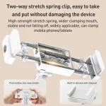 X10 Square Base Infinitely Adjustable Floor Stand Phone Tablet PC Live Broadcast Bracket, X10 - Image 7