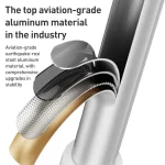 X10 Square Base Infinitely Adjustable Floor Stand Phone Tablet PC Live Broadcast Bracket, X10 - Image 9