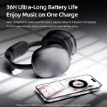 ROCK O5 Head-mounted Bluetooth 5.3 Wireless Headphones, O5 (Silver), O5 (Grey) - Image 9