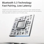 ROCK O5 Head-mounted Bluetooth 5.3 Wireless Headphones, O5 (Silver), O5 (Grey) - Image 10