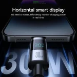 JOYROOM S-A16 Pro Prism Series 30W Digital Display Type-C to 8 Pin Fast Charging Data Cable, Length: 1.2m, Type-C to 8 Pin - Image 4