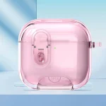 Clear Armor Security Lock Wireless Earphones Case with Hook & Holder, For AirPods 4, For AirPods Pro / Pro 2