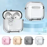 Clear Armor Security Lock Wireless Earphones Case with Hook & Holder, For AirPods 4, For AirPods Pro / Pro 2 - Image 2