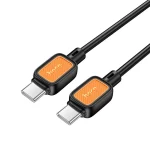 hoco X108 Benefit 1m Silicone Fast Charging Data Cable, Type-C to Type-C, USB to Type-C