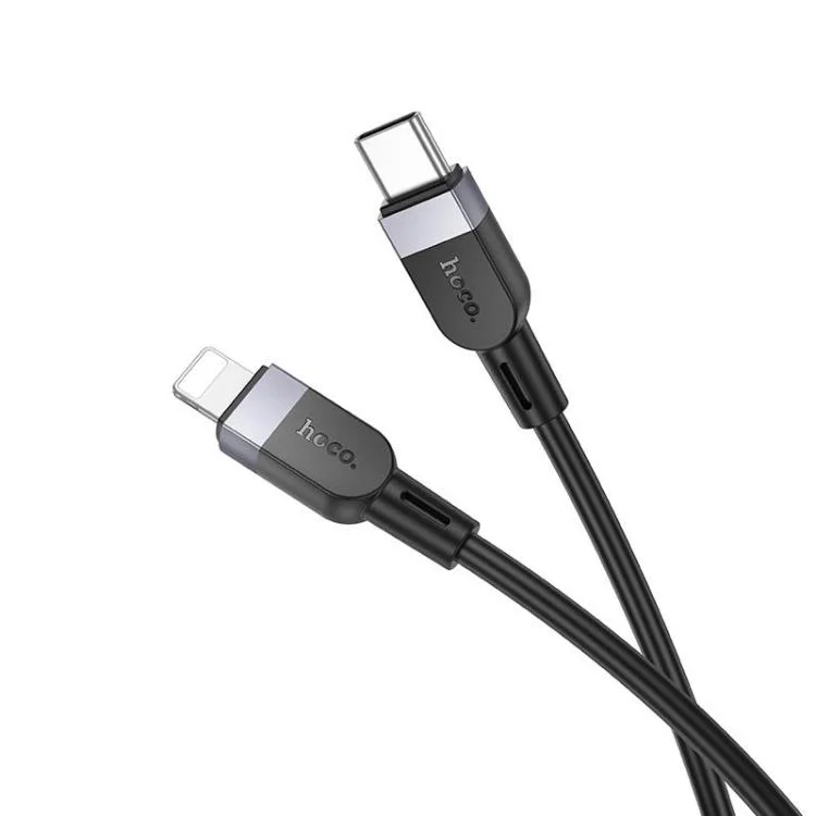 hoco X109 Energy 1m PD Silicone Fast Charging Data Cable, Type-C to 8 Pin
