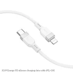 hoco X109 Energy 1m PD Silicone Fast Charging Data Cable, Type-C to 8 Pin - Image 3