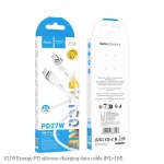 hoco X109 Energy 1m PD Silicone Fast Charging Data Cable, Type-C to 8 Pin - Image 8