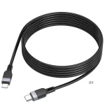 hoco X109 Energy 2m Silicone Fast Charging Data Cable, Type-C to 8 Pin - Image 4