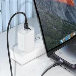 hoco X109 Energy 2m Silicone Fast Charging Data Cable, Type-C to 8 Pin - Image 5