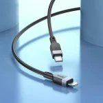 hoco X109 Energy 2m Silicone Fast Charging Data Cable, Type-C to 8 Pin - Image 6