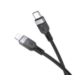 hoco X109 Energy 3m Silicone Fast Charging Data Cable, Type-C to 8 Pin - Image 2