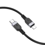 hoco X109 Energy 3m Silicone Fast Charging Data Cable, Type-C to 8 Pin - Image 3