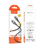 hoco X109 Energy 3m Silicone Fast Charging Data Cable, Type-C to 8 Pin - Image 7