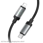 hoco X117 1m Star PD 27W Fast Charging Data Cable, Type-C to 8 Pin - Image 4