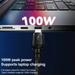 Yesido CA92 100W 5A USB-C / Type-C to Dual Type-C 2 in 1 Charging Cable, CA92 - Image 3