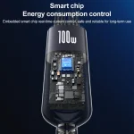 Yesido CA92 100W 5A USB-C / Type-C to Dual Type-C 2 in 1 Charging Cable, CA92 - Image 4