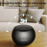 Yesido YSW33 3W Aluminum Alloy Mini Wireless Speaker, YSW33 - Image 5