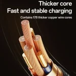 Yesido CA90 100W USB-C / Type-C to 8 Pin, Type-C 2 in 1 Charging Cable, CA90 - Image 7