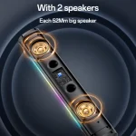 Yesido YSW27 10W RGB Desktop Wireless Speaker, YSW27 - Image 4