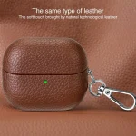 Litchi Texture PU Earphones Case with Hook, For Samsung Galaxy Buds 3 / 3 Pro - Image 4