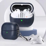 Oily Skin Texture PU Earphones Case with Hook, For Samsung Galaxy Buds 3 / 3 Pro - Image 3
