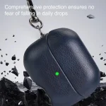 Oily Skin Texture PU Earphones Case with Hook, For Samsung Galaxy Buds 3 / 3 Pro - Image 4