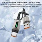 Yesido CA137C 66W USB to Type-C Streamer Light Data Cable, Length: 1.2m - Image 9