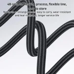 Yesido CA137C 66W USB to Type-C Streamer Light Data Cable, Length: 1.2m - Image 10