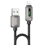 Yesido CA137L 12W USB to 8 Pin Streamer Light Data Cable, Length: 1.2m