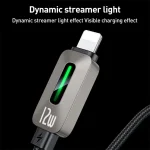 Yesido CA137L 12W USB to 8 Pin Streamer Light Data Cable, Length: 1.2m - Image 3