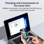 Yesido CA137L 12W USB to 8 Pin Streamer Light Data Cable, Length: 1.2m - Image 6