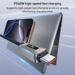 Yesido CA198 60W Type-C to Type-C Streamer Light Data Cable, Length: 1.2m - Image 4