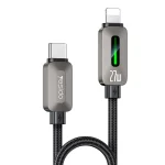 Yesido CA199 27W Type-C to 8 Pin Streamer Light Data Cable, Length: 1.2m