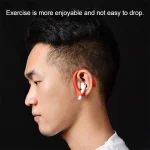 For AirPods 1 / 2 / AirPods Pro / Huawei FreeBuds 3 Wireless Earphones Silicone Anti-lost Lanyard Ear Hook, Mint Green, Silver, Pink, Black, White, Red - Image 8