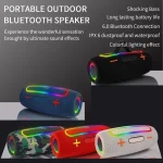 PRO9 20W Outdoor IPX6 Portable RGB Wireless Speakers Stereo Soundbar Subwoofer - Image 6
