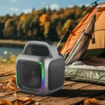 MS6K Portable RGB Dazzling Bluetooth Speaker Outdoor Karaoke Subwoofer, No Mic, Dual Mic - Image 12